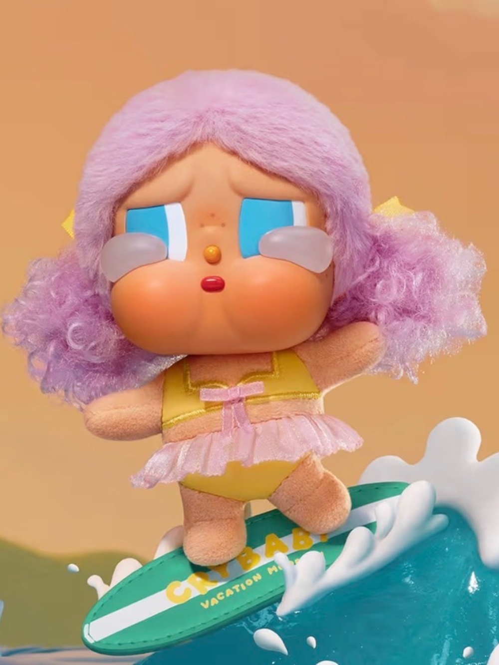 POP MART Crybaby Vacation Mode On Series- Let’s Surf